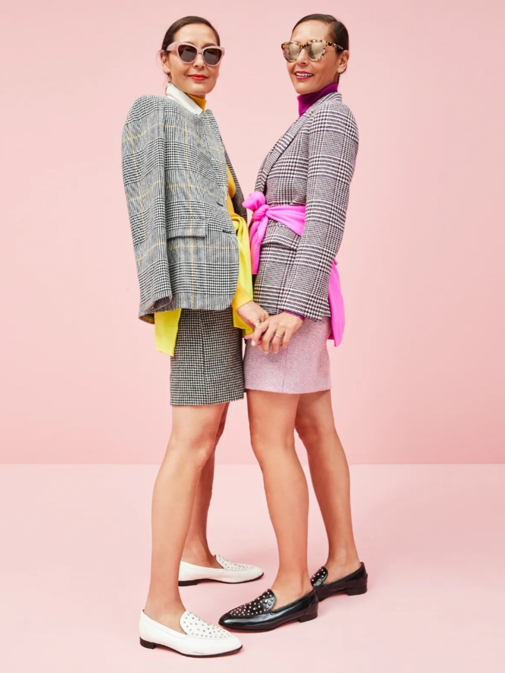 J. Crew Parke Blazer in Glen Plaid Wool Blend - Black, White, and Yellow - 10 - Picture 4 of 16